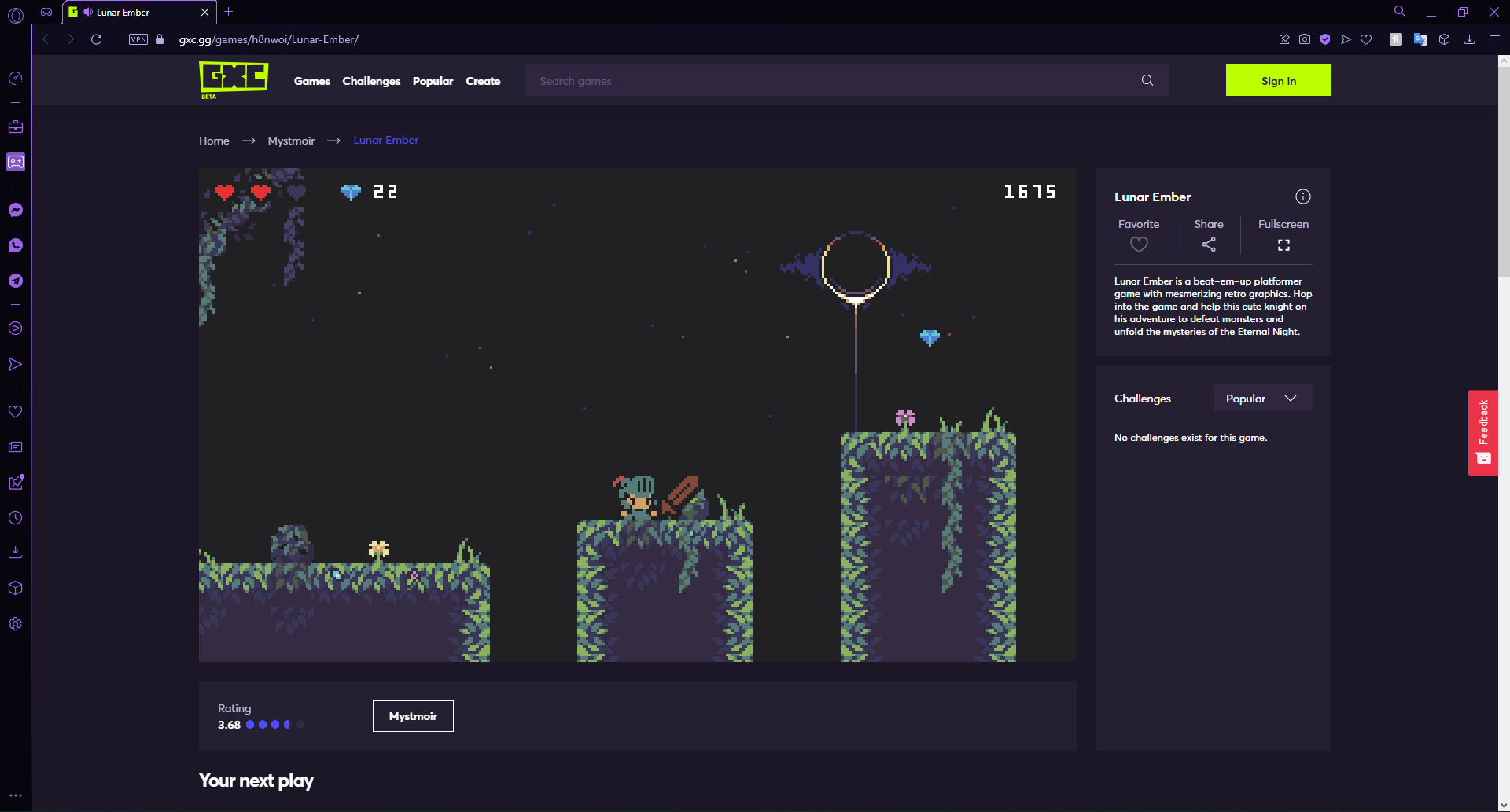 Use Opera GX for gaming.