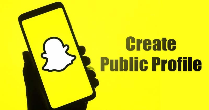 Навигация к созданию публичного профиля — меню аккаунта Snapchat