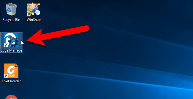 Запуск Edge Manage для экспорта закладок