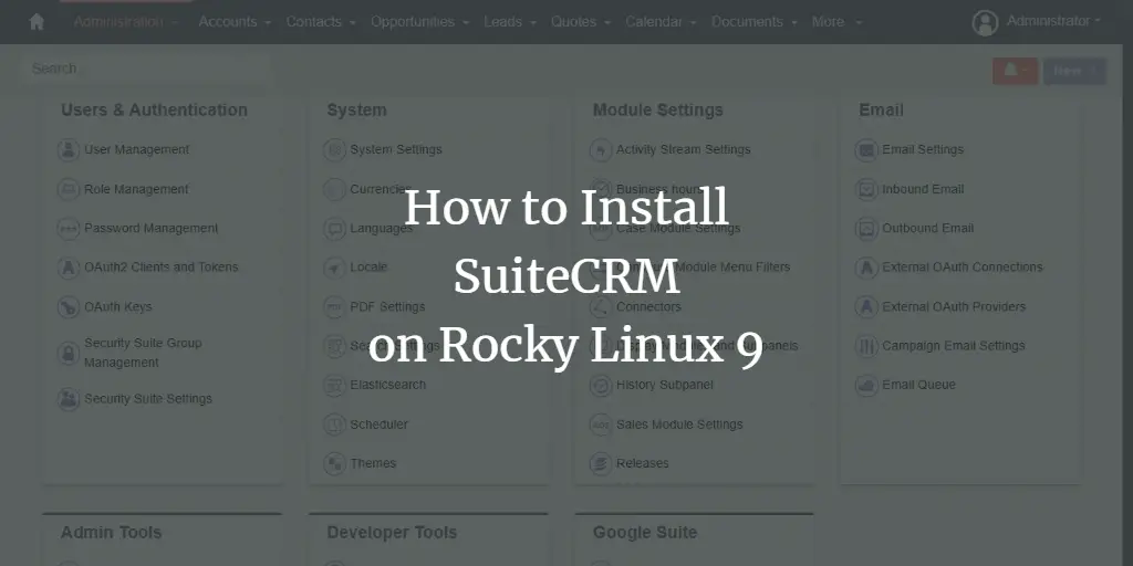SuiteCRM на Rocky Linux 9 — Nginx и Let's Encrypt