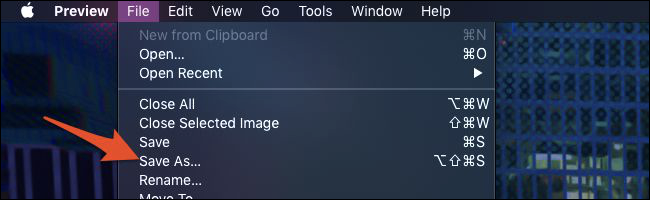 Клавиатурный ярлык для Save As