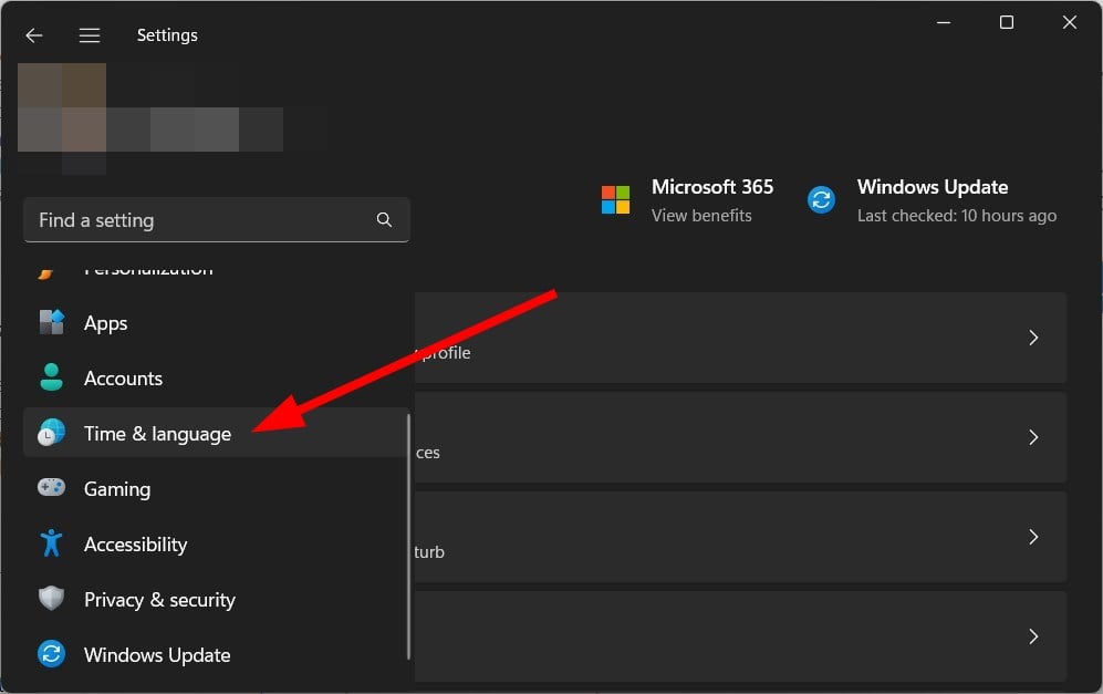 Настройки: Время и язык