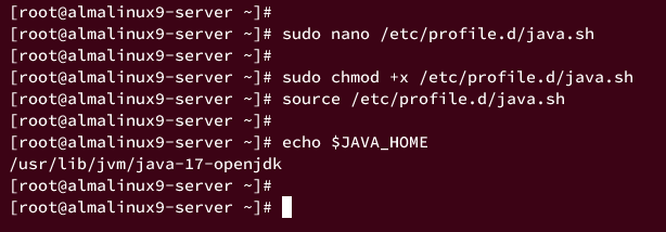 Проверка system-wide JAVA_HOME в /etc/profile.d