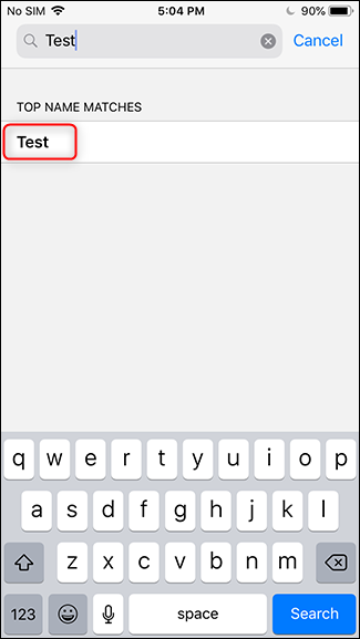 Страница контакта с кнопкой «Править»