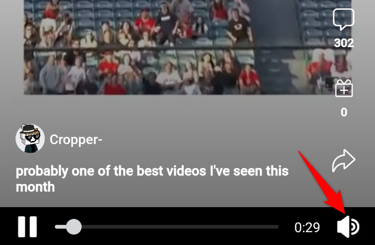 Tap the speaker icon.