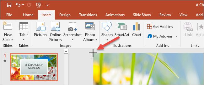 Рисование прямоугольника, охватывающего слайд