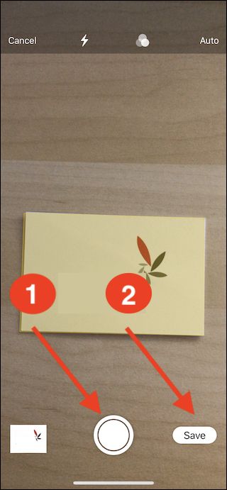 Сканирование документа на iPhone: фокусировка и кадрирование области сканирования