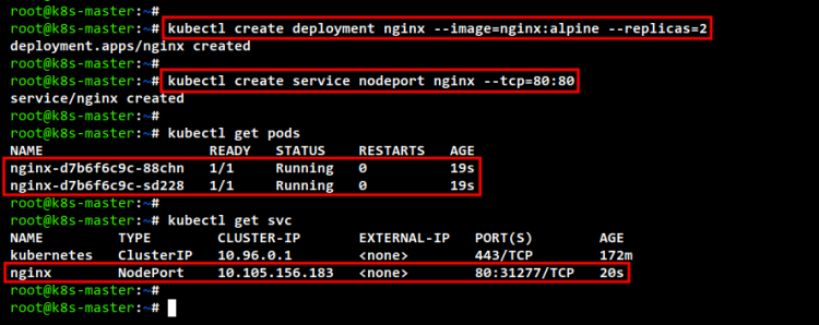 Создание деплоймента nginx