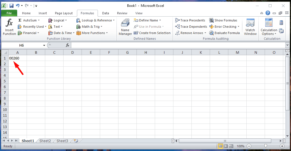 Green triangle error solved