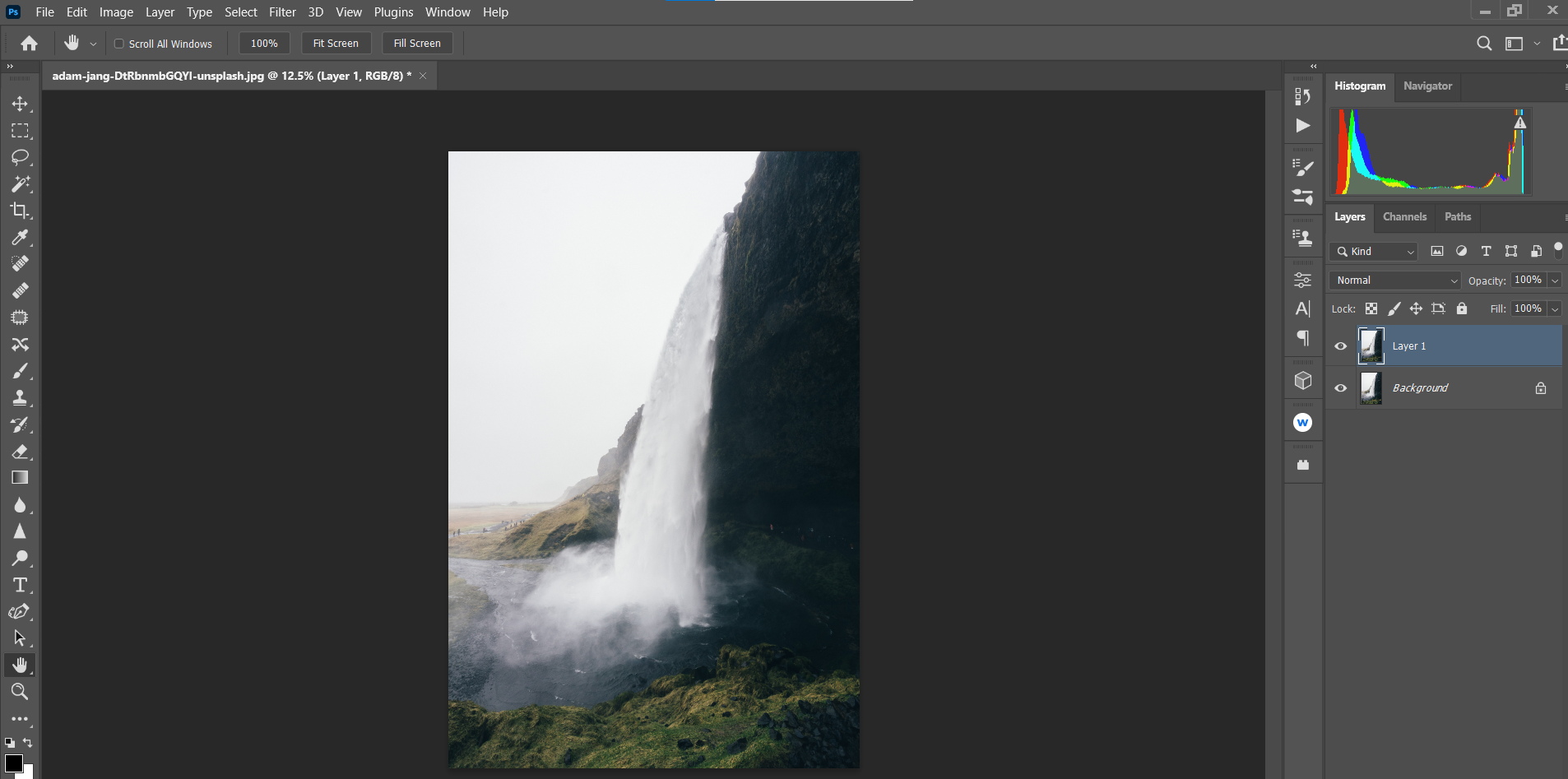 дублирование слоя