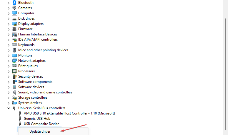 Обновление драйвера через Диспетчер устройств