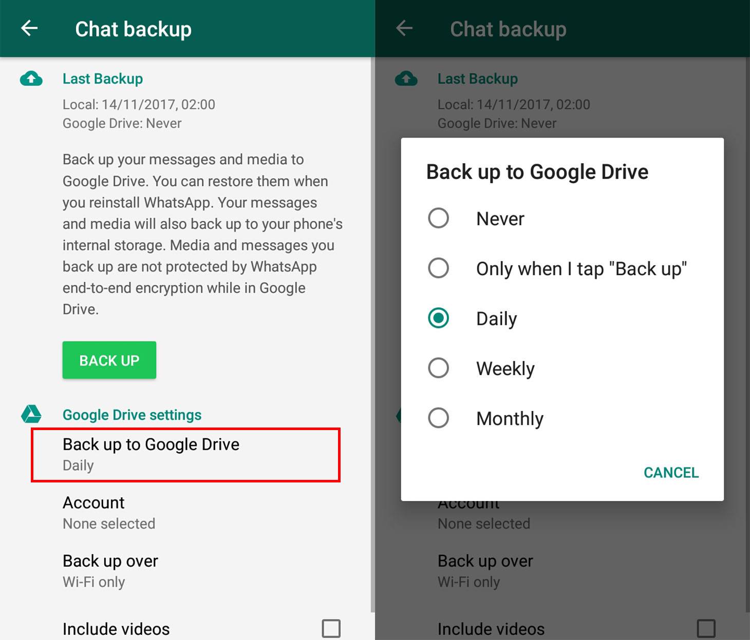 Leer mensajes borrados de WhatsApp