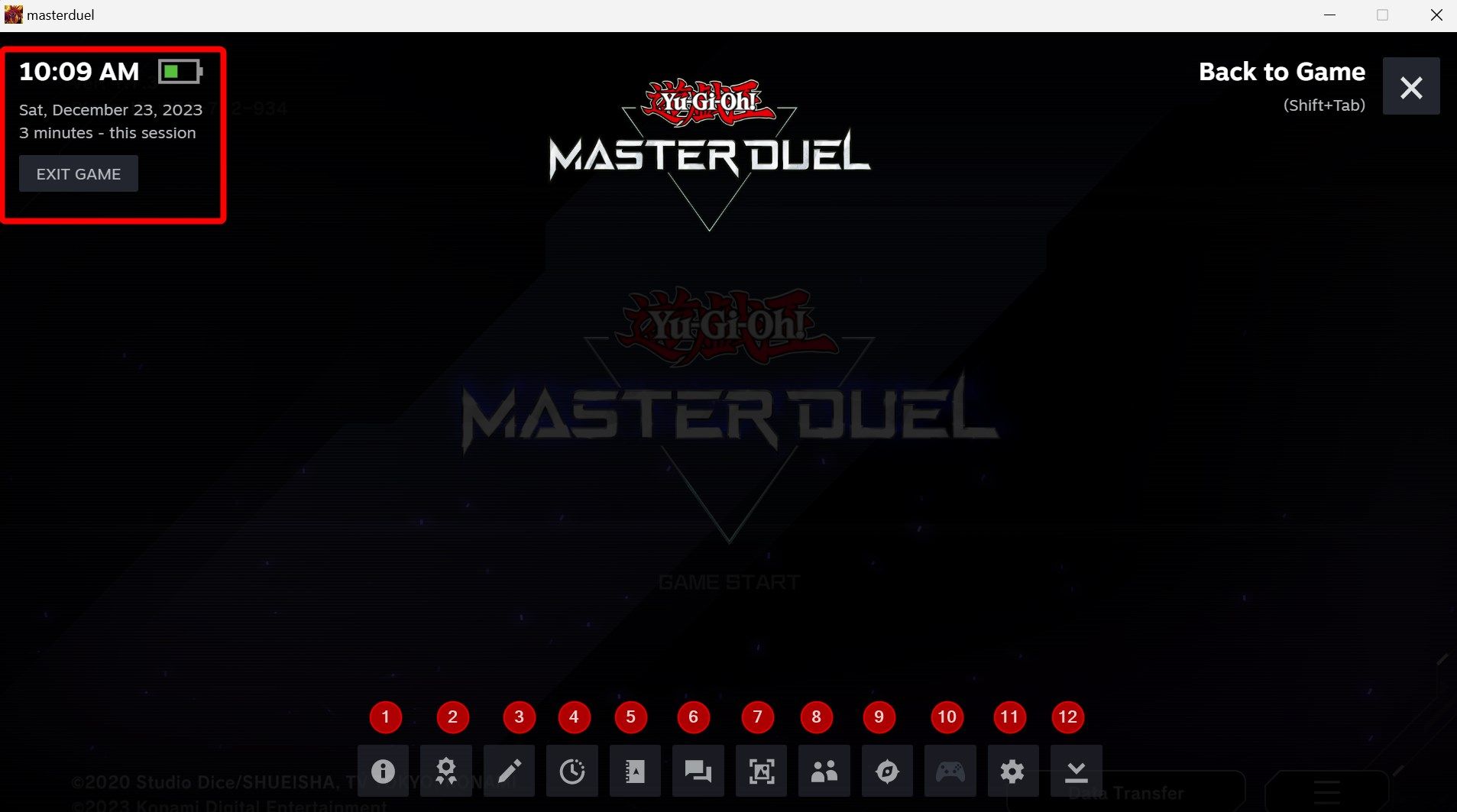 Запущенный Steam Overlay поверх игрового экрана с отмеченными функциями.