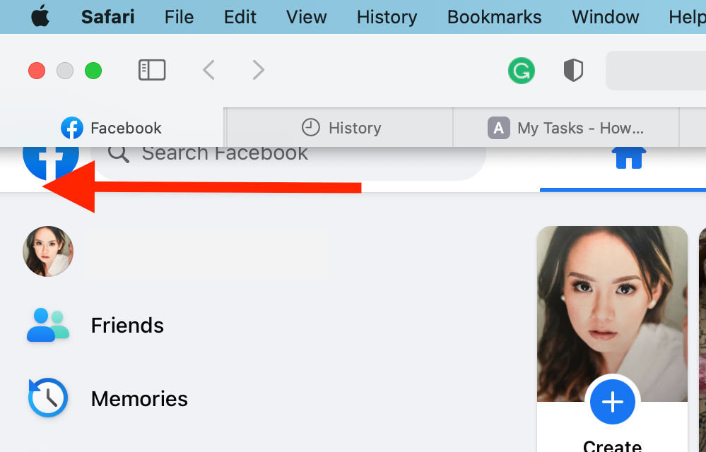 How to Pin Facebook on Safari