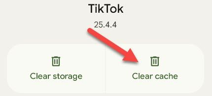 Очищение кэша через настройки приложений.