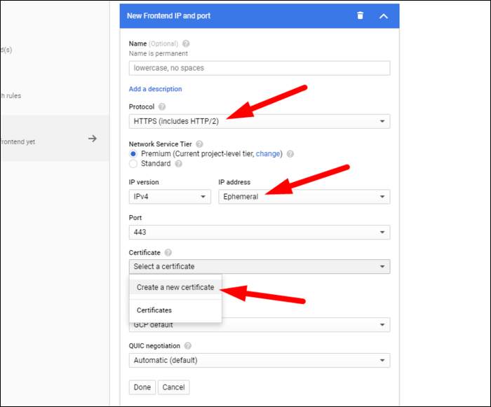 Настройка фронтенда: HTTPS и SSL