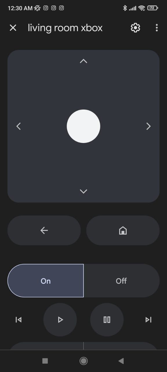 Google Home Xbox remote control