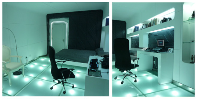 gdspys tron flynn inspired room