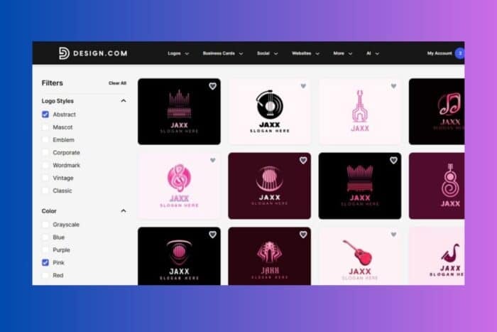 Как создать логотип на Design.com — пошагово