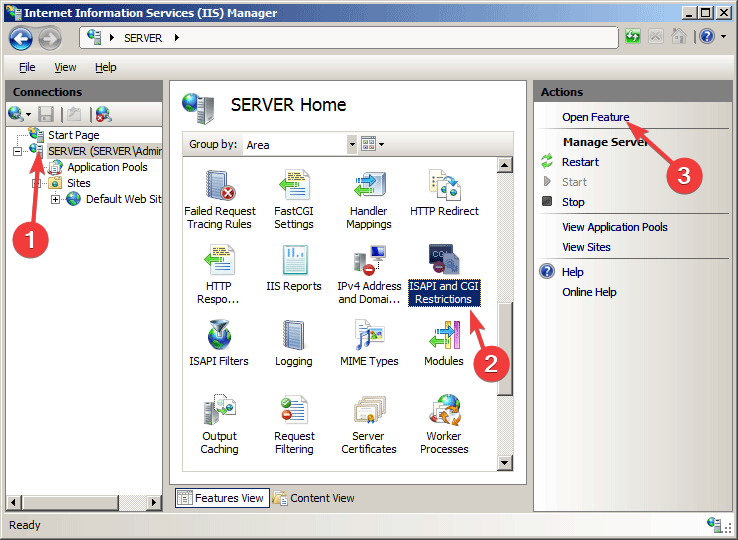 Проверка ISAPI в IIS