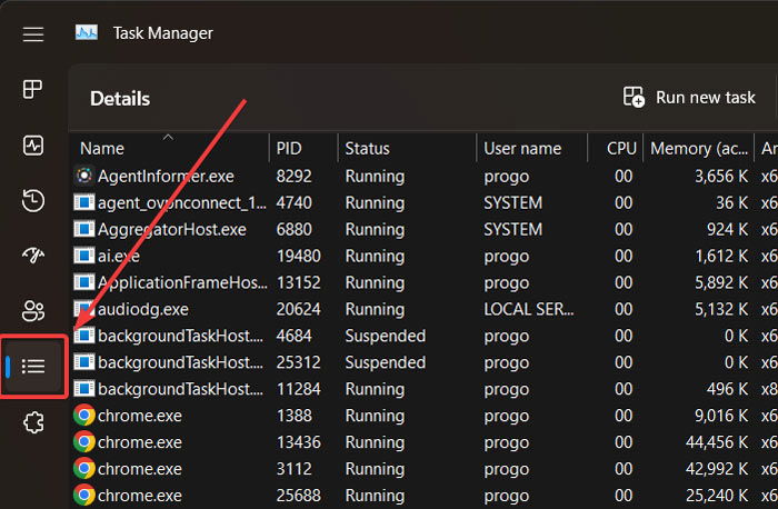 Клик по вкладке