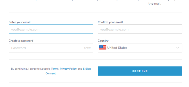 Форма ввода персональных данных: имя, адрес, день рождения