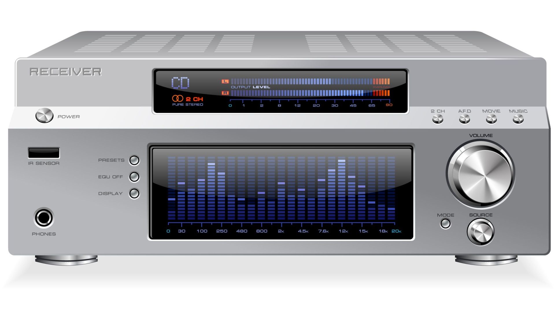 Hi‑Fi с графическим эквалайзером.