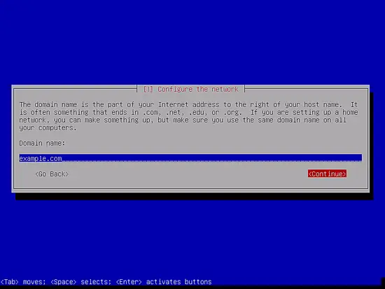 Введение доменного имени