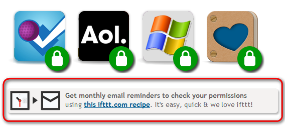 Рецепт IFTTT для напоминаний