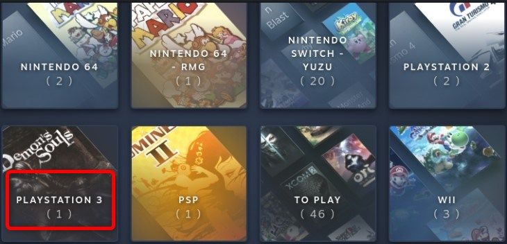 Коллекция PlayStation 3 в Steam с добавленными играми