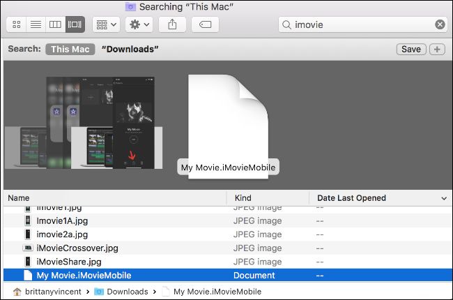 Финал проекта iMovie на Mac