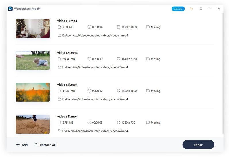 Ожидание процесса восстановления