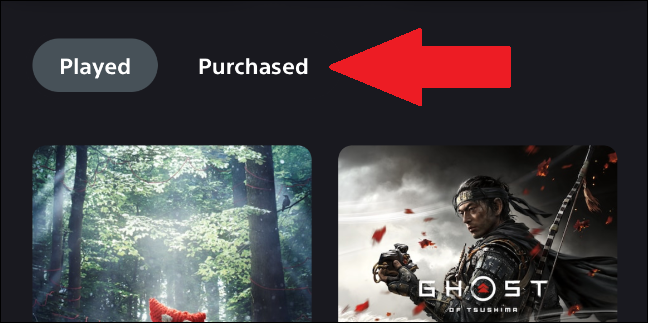 Купленные игры в библиотеке приложения