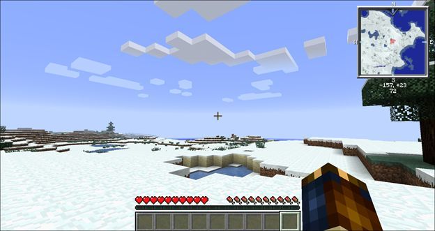 Пример карты с вейпоинтами и радарами сущностей