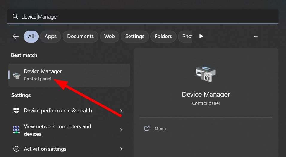 Диспетчер устройств Windows 11