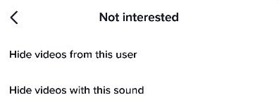 Опции скрытия: от пользователя или со звуком