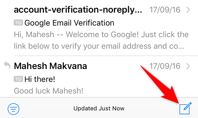 Выберите значок карандаша в правом нижнем углу.