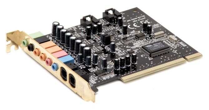 A PC sound card