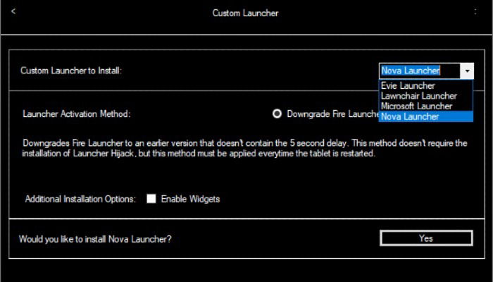 Fire Toolbox Launcher