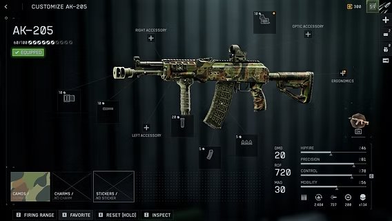 Иллюстрация процесса улучшения оружия в Battlefield REDSEC