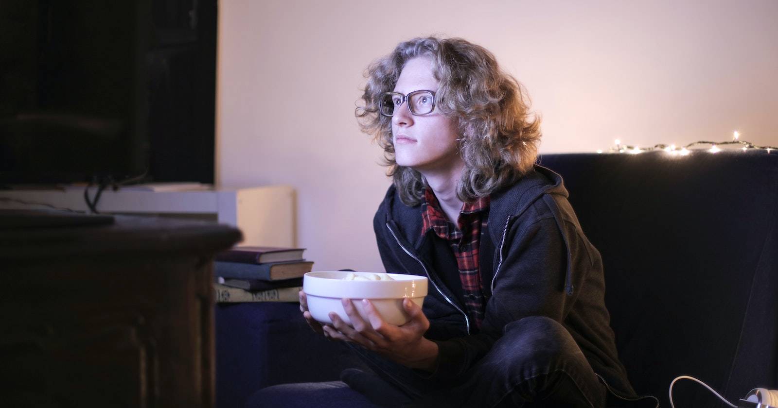 Person Watching TV Featured