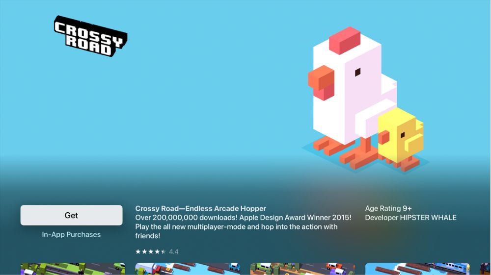 Процесс загрузки приложения на Apple TV — индикатор прогресса