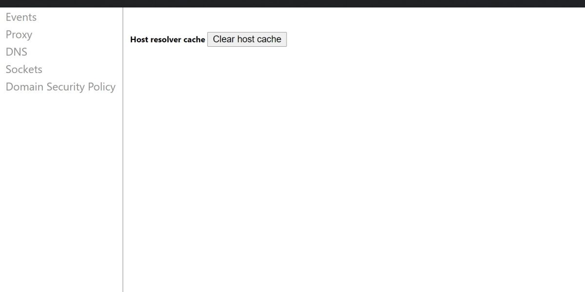Скриншот кнопки 'Clear host cache' в встроенном браузере Steam