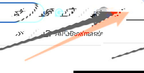 Chrome Papier-Menu Symbol