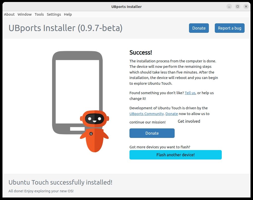 Installing Ubuntu Touch on an Android phone