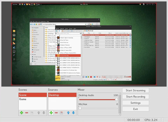 Open Broadcaster для видеотрансляций с несколькими сценами