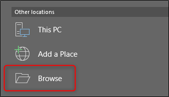 Окно выбора папки для сохранения файла