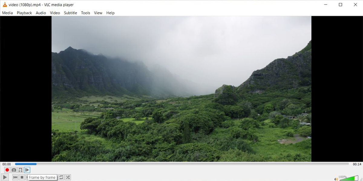 Воспроизведение покадрово в VLC