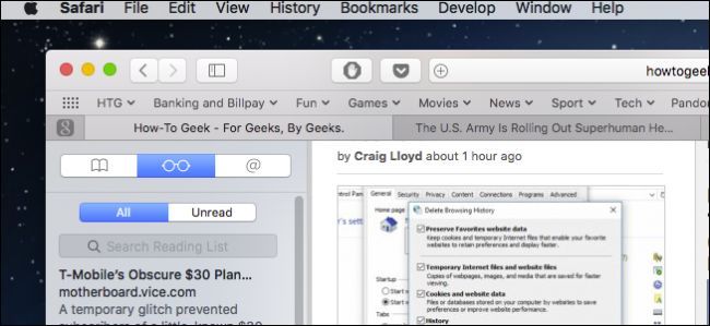Reading List в Safari — пользование и советы