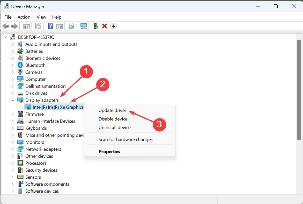 Скриншот: обновление драйвера видеокарты